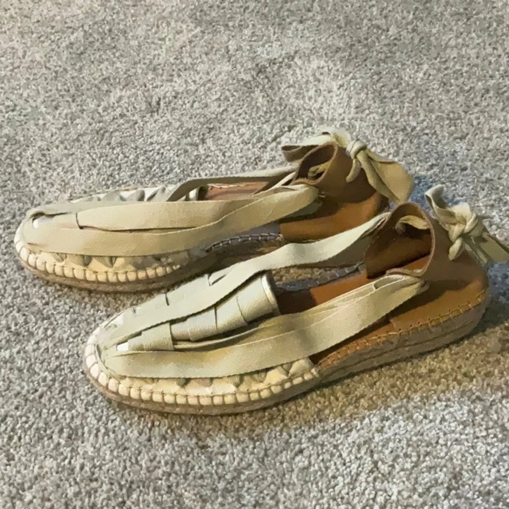 Naguisa Soc Espadrilles Beige and Leather EU 37 - Picture 3 of 8